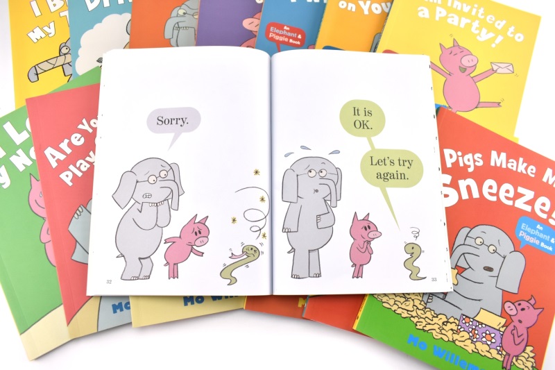 An Elephant and Piggie Book 小猪小象系列16册 Mo Willems 吴敏兰书单 儿童英语启蒙读物 情商培养英文绘本 英文原版进口图书 - 图2