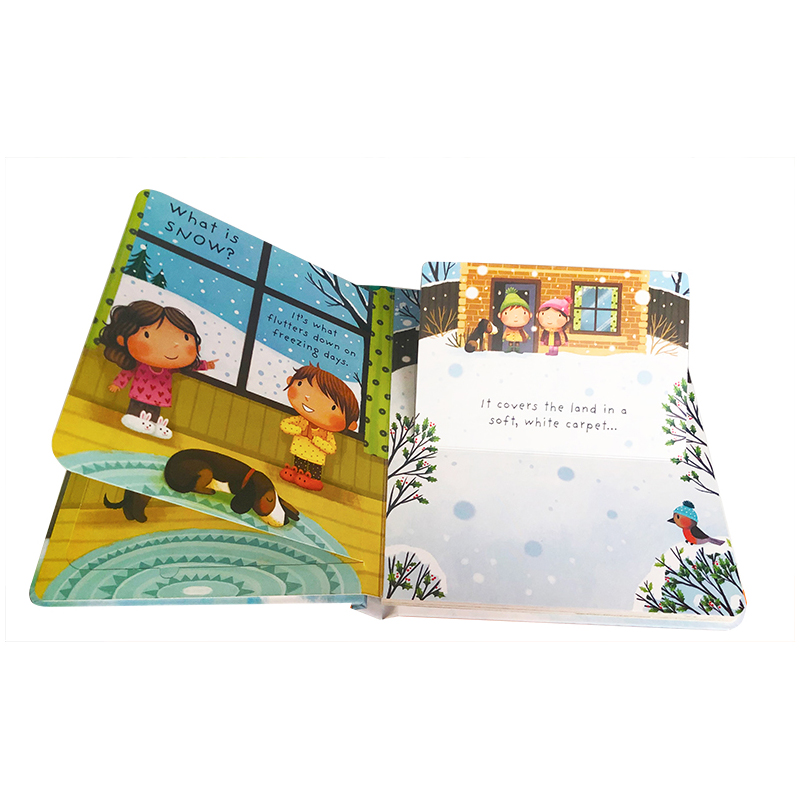 Usborne出品 Lift The Flap Questions and Answers What is Snow 雪是什么 问与答翻翻书 英文原版绘本 早教书科普科学