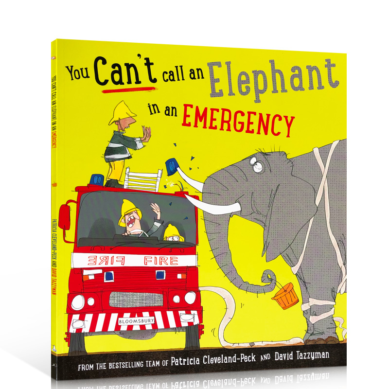 英文原版儿童绘本 You Can't Call an Elephant in an Emergency你不能在紧急情况下给大象打电话平装书3-6岁低幼儿趣味图画书读物 - 图3