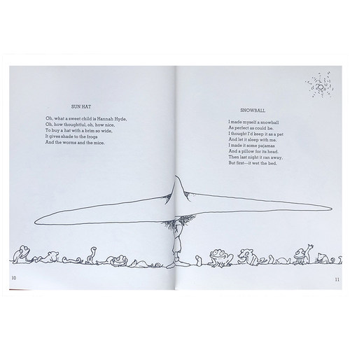 英文原版 Falling Up With 12 New Poems 向上跌了一跤 谢尔希尔弗斯坦 Shel Silverstein 儿童诗词诗歌绘本 - 图1
