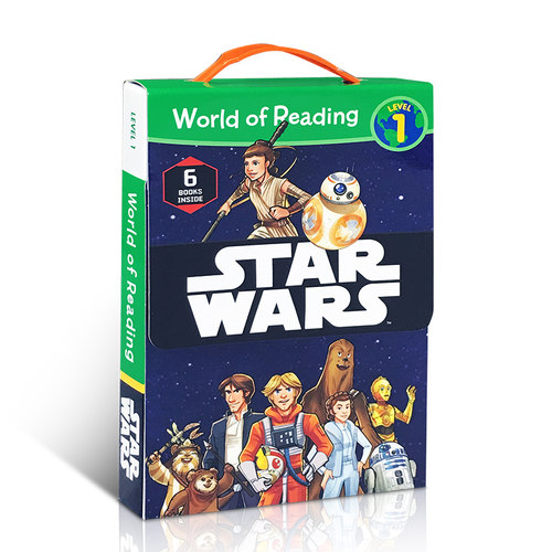 英文原版绘本Star Wars World of Reading Level 1 星球大战6册盒装Disney 迪士尼儿童故事绘本图画书 分级阅读读本 - 图3