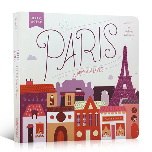 巴黎地标及认知形状Hello, World: Paris你好,世界睡前绘本故事亲子Solar System太阳系Weather天气Dinosaurs恐龙helloworld - 图3
