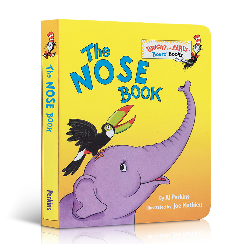 【送音频】英文原版 The Nose Book Bright and Early Board Books 鼻子书 纸板书 撕不烂 苏斯博士系列 Dr seuss亲子共读 - 图3