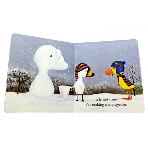 英文原版进口鸭子和鹅Duck & Goose, It's Time for Christmas! 圣诞节到了Tad Hills 幼儿启蒙认知早教书益智绘本0-3岁纸板书读物 - 图1