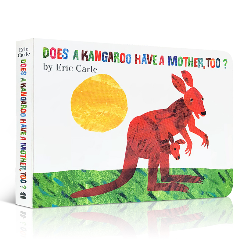 【送音频】英文原版绘本Eric Carle: Does a Kangaroo Have a Mother Too袋鼠也有妈妈吗纸板书艾瑞卡尔爷爷启蒙作品母亲节-图3