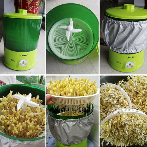 康丽豆芽机家用全自动智能多功能发芽豆牙盆神器桶自制生绿豆芽罐 - 图1