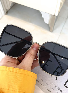 2020新款个性复古大框女绿色墨镜