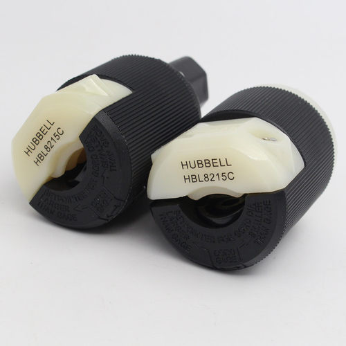 全新荷宝 HUBBELL 8215C(胡贝尔)美标音响用电源插头/插尾 一套 - 图1