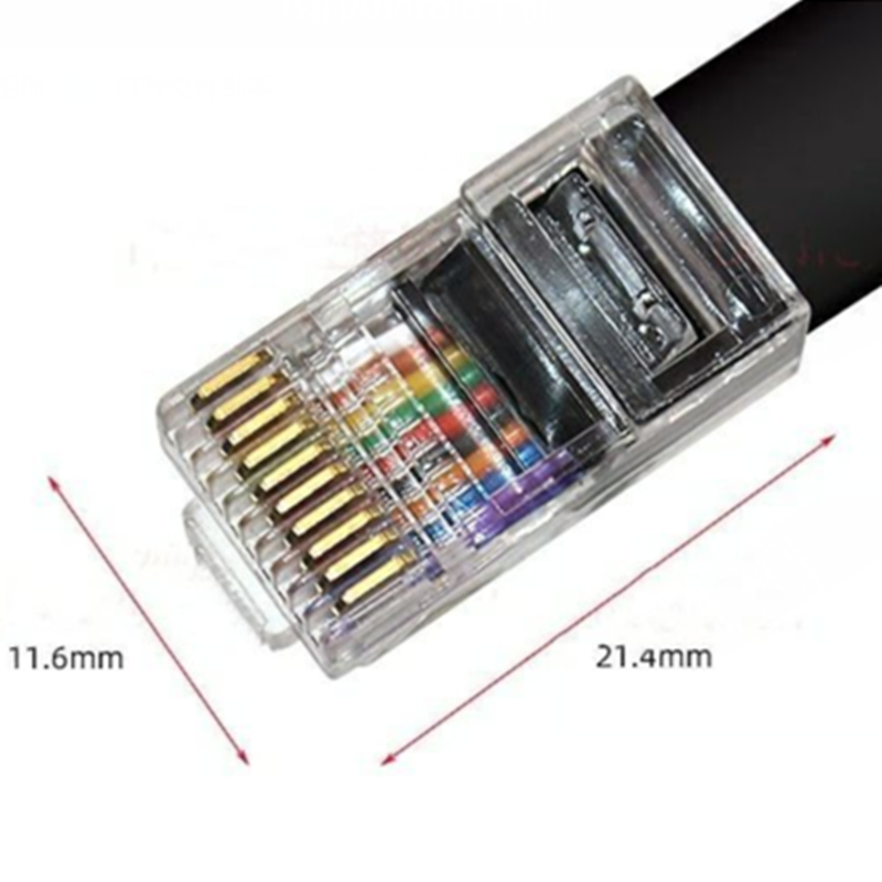 10P10C数据传输线RJ48水晶头RJ50扫码枪用网线10芯电话线工控激光,淘宝优惠券,粉丝福利购,淘宝优惠卷
