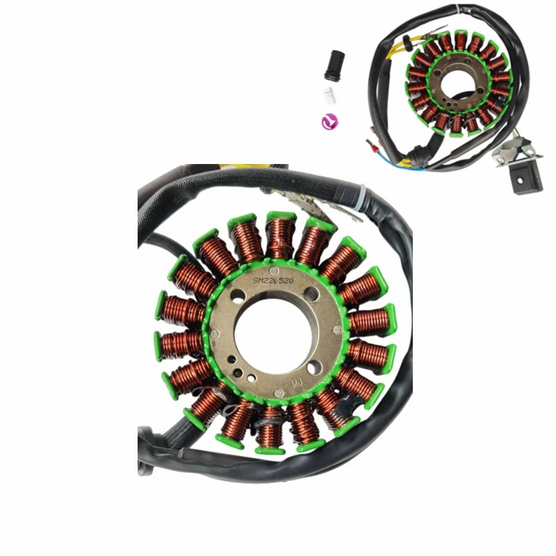 宝雕嘉爵N19摩托车维森克367线圈400定子组件脉冲充电绕组触发器