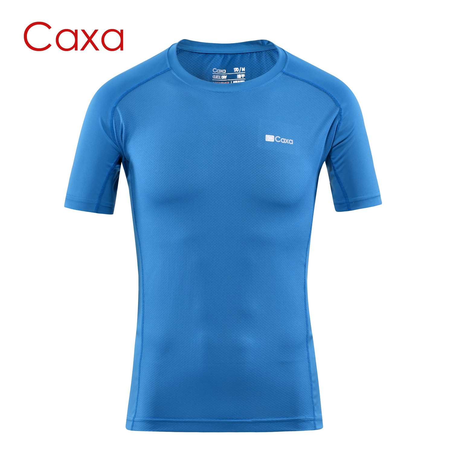 Caxa男款輕薄短袖T恤速乾衣跑步服快乾衣訓練服馬拉松運動服戶外T