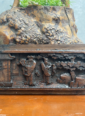 老物上海手工家居饰品木质中国风