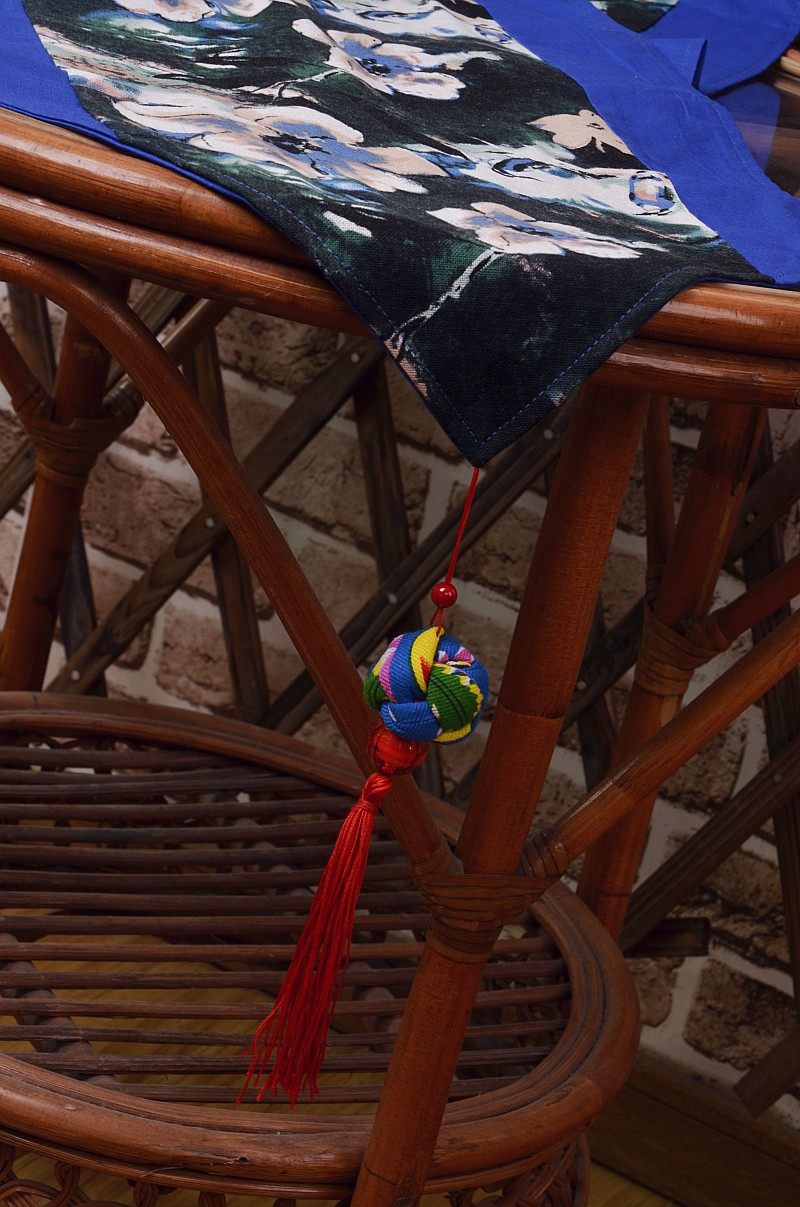 中式家居软饰布艺镶边吊穗桌旗床旗柜旗棉麻玉兰花印花餐垫茶垫,淘宝优惠券,粉丝福利购,淘宝优惠卷