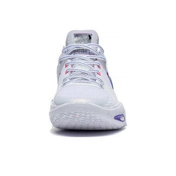 ເທກໂນໂລຍີ Li-Ning Wade Fission 8 Dual Cushioning ແລະ Rebound Men's Anti-Slip Wear-Resistant Shock Absorbing Basketball Shoes ABPT029