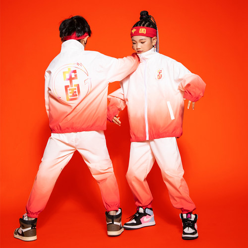 儿童啦啦队演出服小学生运动会开幕式服装表演套装幼儿园班服校服 - 图2