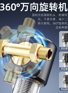 惠安特万向旋转水动力前置过滤器