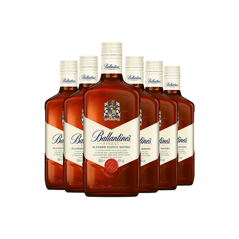 百龄坛特醇调和威士忌500ml*6洋酒 保乐力加威士忌/Whiskey