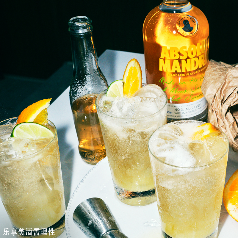 Absolut vodka绝对伏特加柑橘味700ml瑞典进口鸡尾酒 - 图1