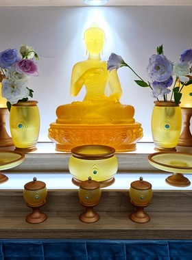 古法琉璃梵华佛具套装