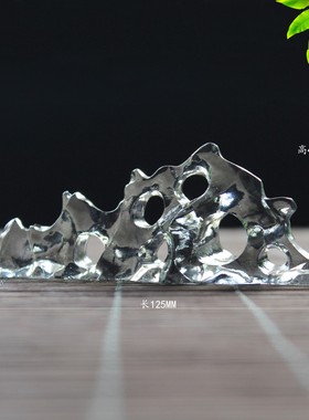 琉璃小山笔架茶宠摆件