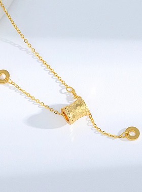 s925纯银鳞片小蛮腰项链