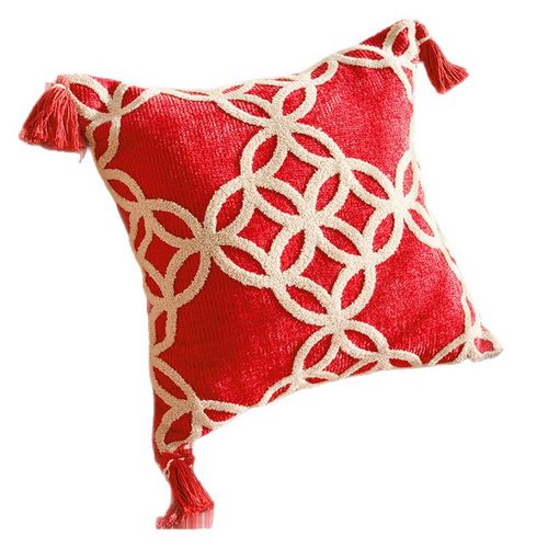 新年高级感抱枕靠垫新中式结婚红色新婚卧室沙发装饰抱枕枕套含芯 - 图3