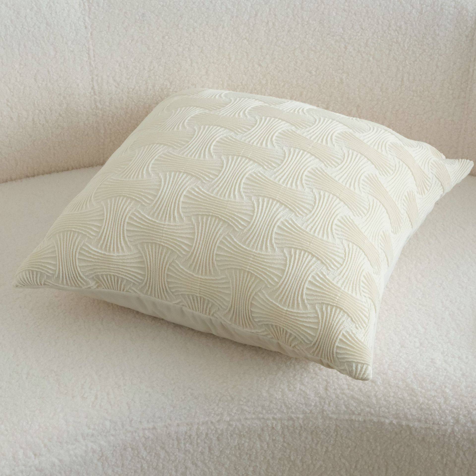 ins奶油风抱枕立体几何压皱工艺客厅沙发靠枕样板房窗台装饰靠垫,淘宝优惠券,粉丝福利购,淘宝优惠卷