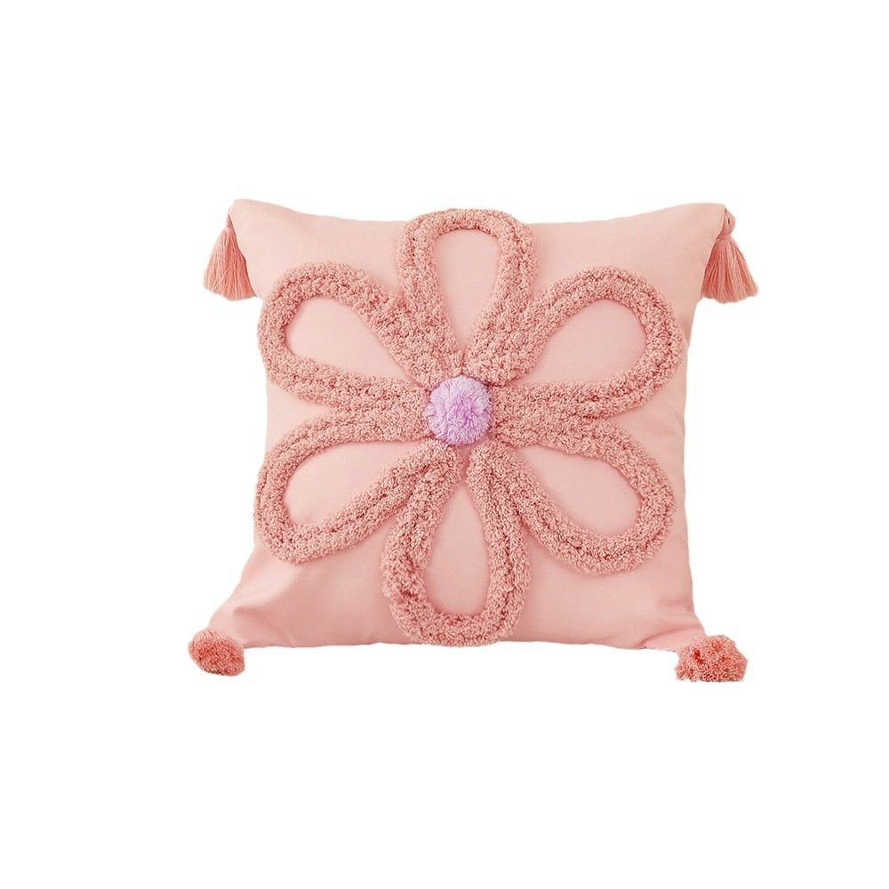 公主风ins风女孩房簇绒流苏抱枕客厅沙发高级卧室床头腰靠垫枕套,淘宝优惠券,粉丝福利购,淘宝优惠卷