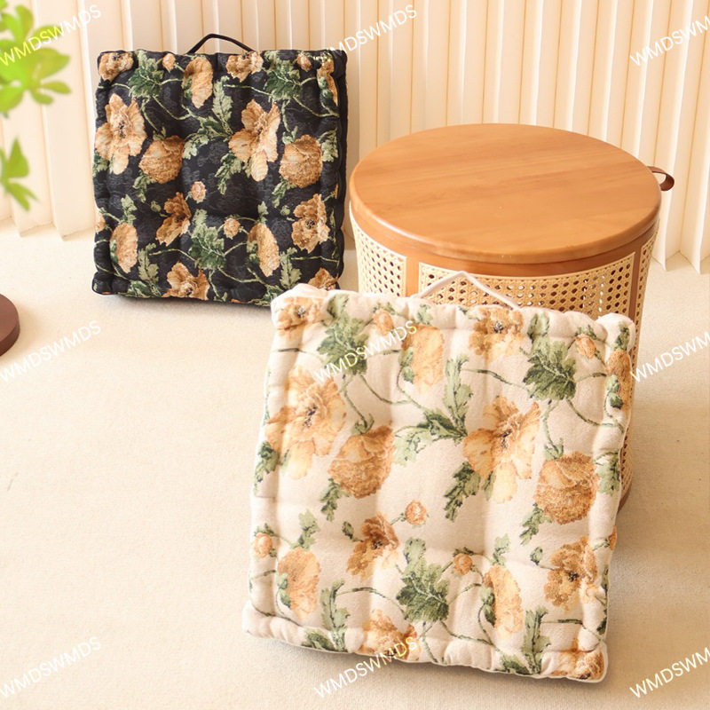 美式四季通用加厚椅垫凳餐桌电脑椅子坐垫防滑布艺垫蒲团汽车坐垫,淘宝优惠券,粉丝福利购,淘宝优惠卷