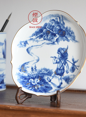 德国 MEISSEN 梅森瓷器 德国民谣 童话系列 描金1998纪念赏盘18CM