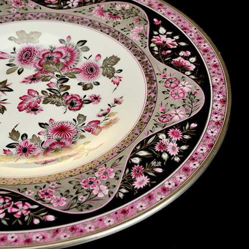 德国MEISSEN 梅森瓷器 限量作品 新彩彩绘 印度风 瓷盘 赏盘 - 图2