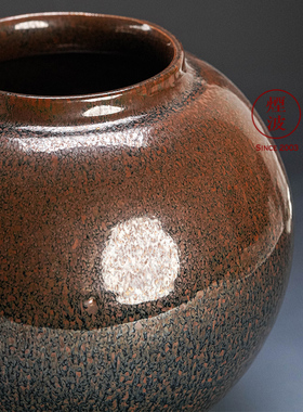 镰田幸二耀变油滴花瓶花器