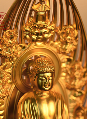 阿弥陀佛狗猪本命佛立像