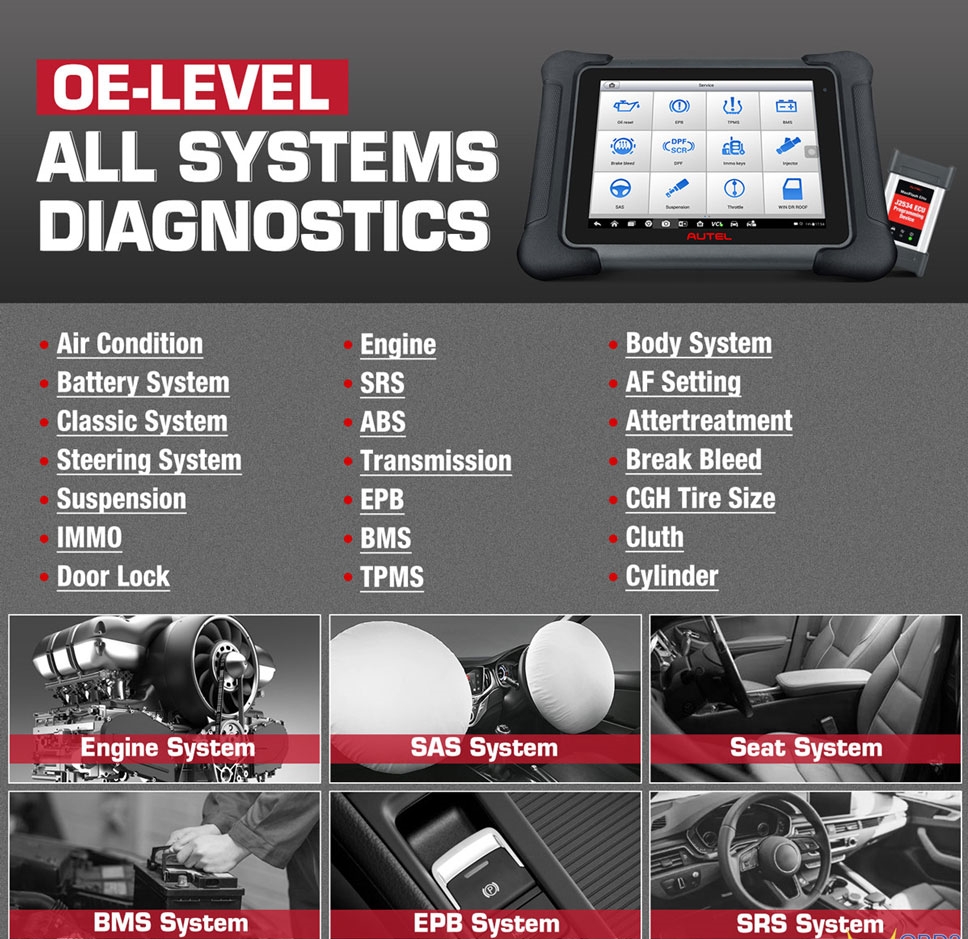 Autel Maxisys Elite II OBD2 J2534 Diagnostic Scanner Tool - 图3