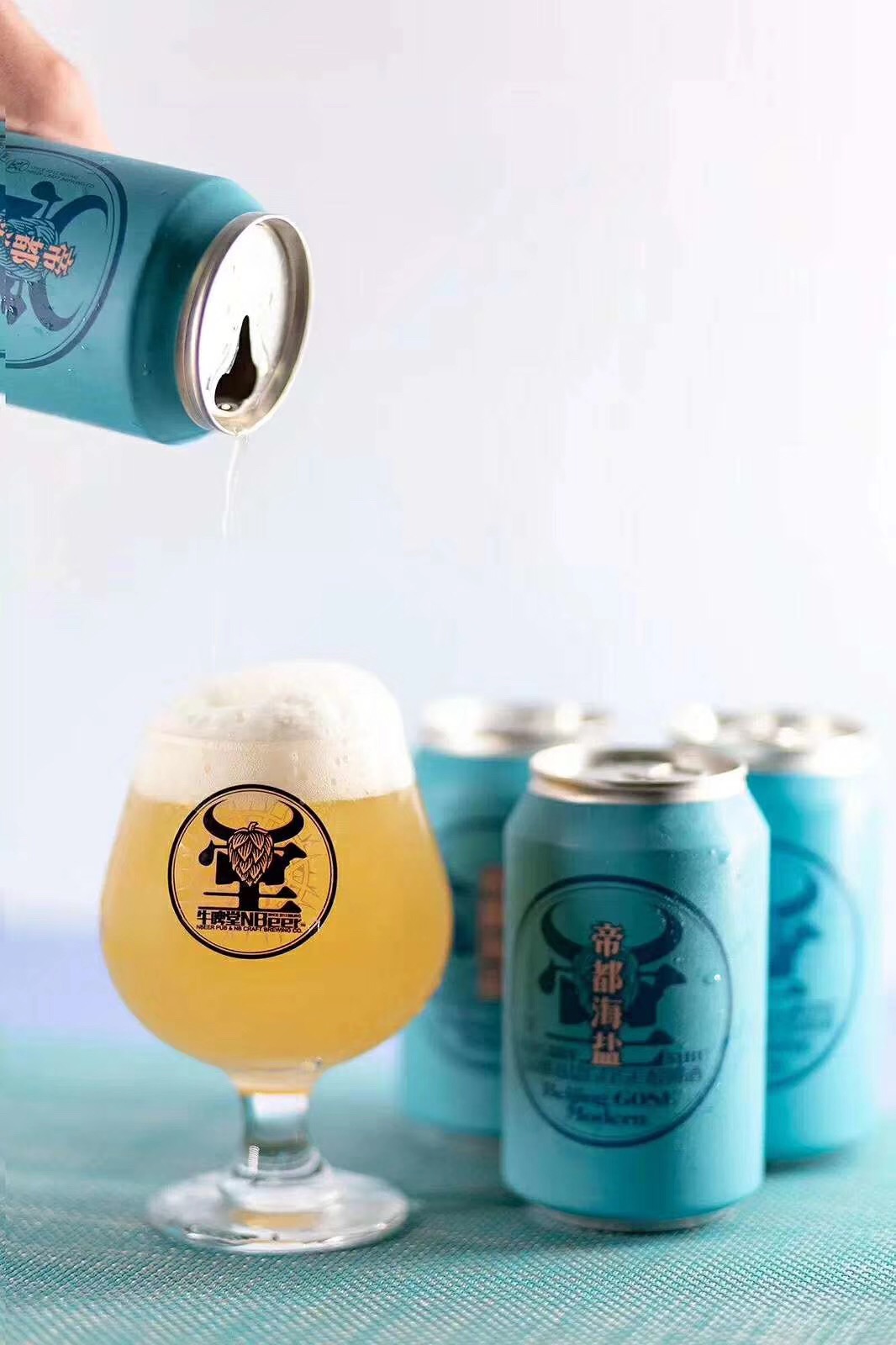 【啤酒汇】国产精酿 牛啤堂帝都海盐 gose 酸啤酒 330ml 听装古斯 - 图1