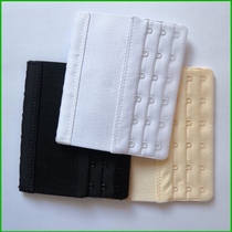 Elastic and elastic extension buckle three-row 6 buckle bra lengthened buckle lingerie extension buckle 3 row bra Row Buckle Buckle Widening