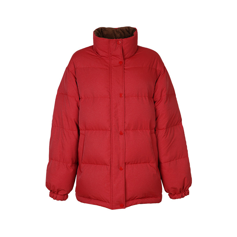 ZHUYIYI 新年红色羽绒服女短款小个子90白鸭绒加厚面包服外套冬季,淘宝优惠券,粉丝福利购,淘宝优惠卷