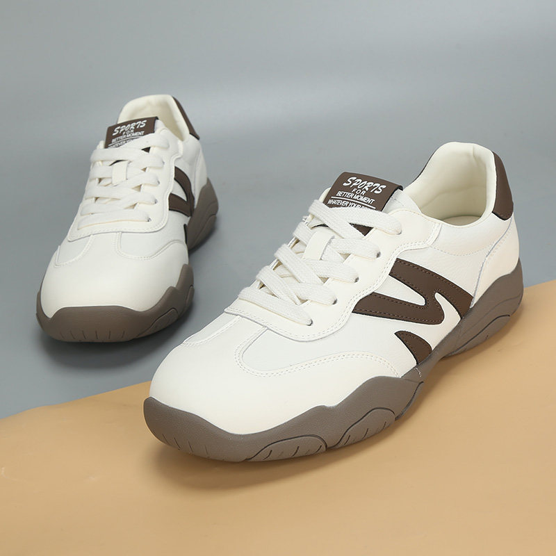 千足惠大码女鞋41-43春季2026新款系带圆头百搭休闲德训鞋女潮款,淘宝优惠券,粉丝福利购,淘宝优惠卷