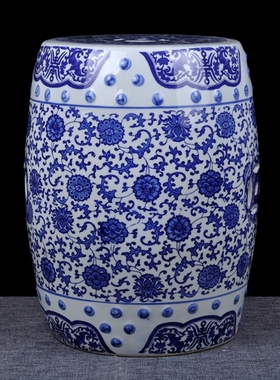 景德镇青花凳子仿古风青花陶瓷