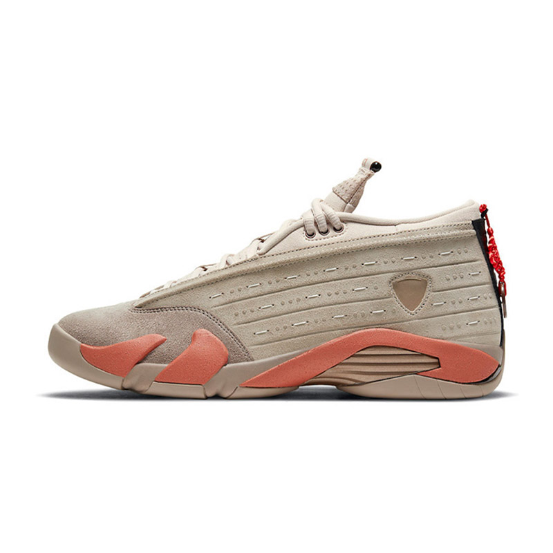 CLOT x Air Jordan 14 Low AJ14 兵马俑联名复古篮球鞋DC9857-200 - 图3