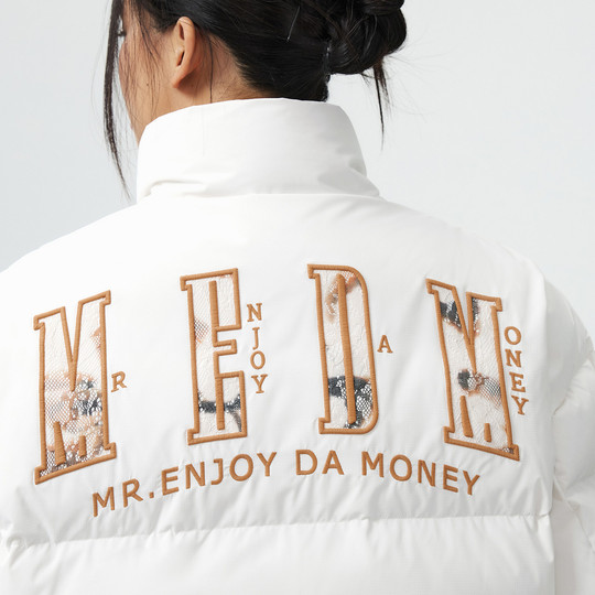 MEDM new flame lace casual down jacket