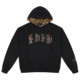 MEDM American retro leopard print hooded sweatshirt