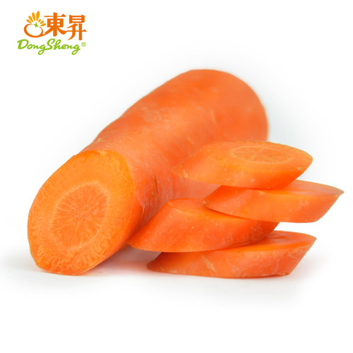 东升农场 供港红萝卜胡萝卜甜脆红皮红心 火锅食材煲汤榨汁400g - 图1