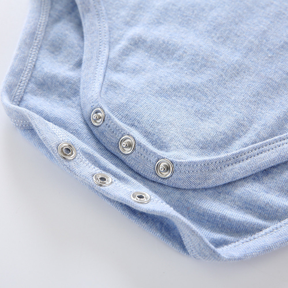婴儿背心包屁爬服夏季男童三角睡衣 伊宝贝连身衣/爬服/哈衣