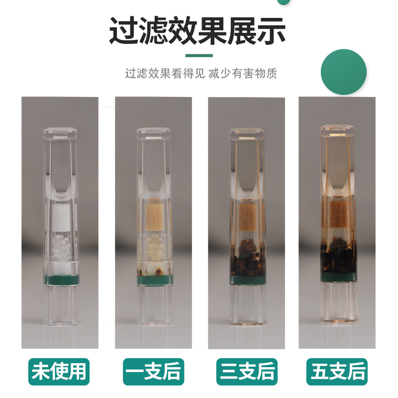 zobo正牌中支一次性烟嘴过滤器三重男士中细烟过滤嘴6.5MM净烟器-图2