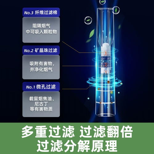 Мур тройной фильтрации сигарет рот толстый средний средний тонкий тонкий трехпонированный фильтр одноразовый одноразовый заброшенный чистящий сигаретный нагреватель мужской сигаретный
