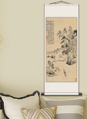 华岩酒店装饰历代仿古字画