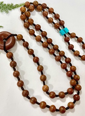 正宗泗滨砭石手编平安扣斧牌项链天然泗水红砭石福到眼前项链