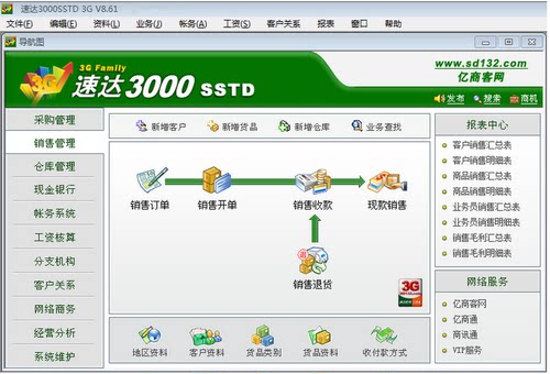 速达3G3000SSTD8.61软件天耀3000pro财务bas单机网络版进销存库存 - 图2