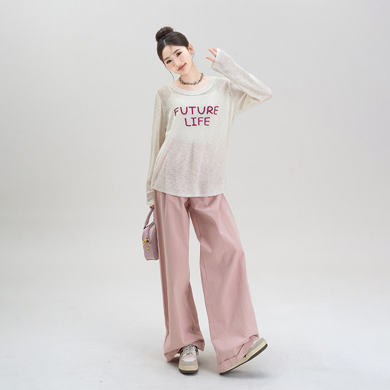 白色薄款冰丝正肩短袖t恤女夏季新款小个子显瘦微透防晒罩衫上衣,淘宝优惠券,粉丝福利购,淘宝优惠卷